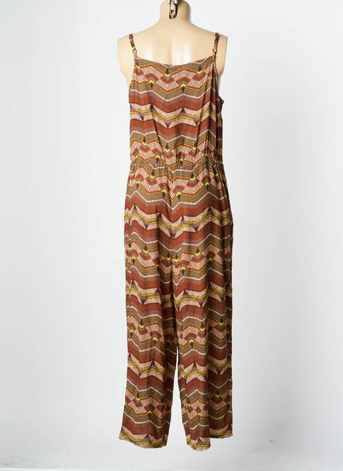 Combi-pantalon marron AGATHE & LOUISE pour femme