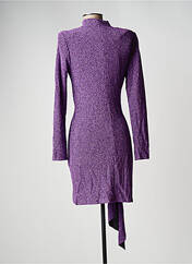 Robe courte violet SENES pour femme seconde vue