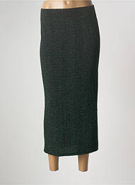 Jupe longue taille haute vert AN' GE femme
