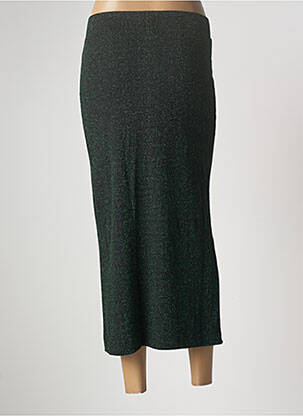 Jupe longue taille haute vert AN' GE femme