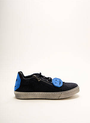 Baskets bout rond bout rond noir REQINS fille