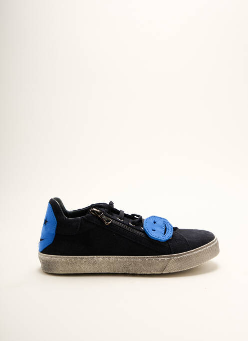 Baskets bout rond bout rond noir REQINS fille