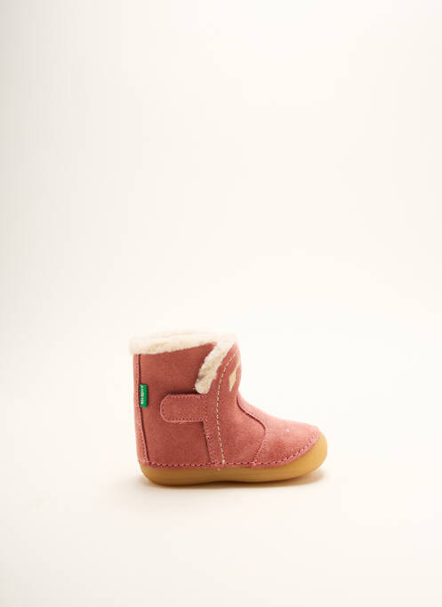 Bottines/Boots rose KICKERS pour fille