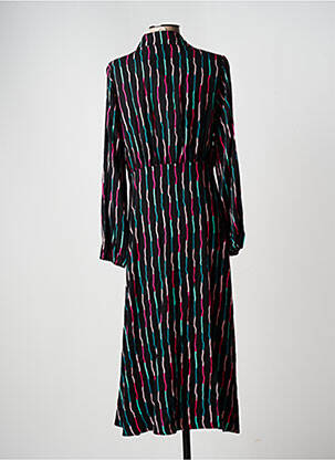 Robe mi-longue manches longues manches longues noir COMPAÑIA FANTASTICA femme