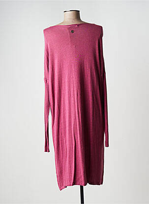 Robe pull col rond manches longues rose MES SOEURS ET MOI femme