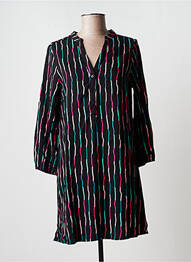 Robe courte manches longues manches longues noir COMPAÑIA FANTASTICA femme