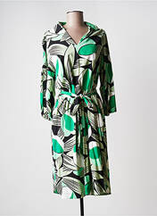 Robe mi-longue vert KYRA pour femme seconde vue