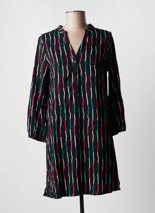 Robe courte manches longues manches longues noir COMPAÑIA FANTASTICA femme