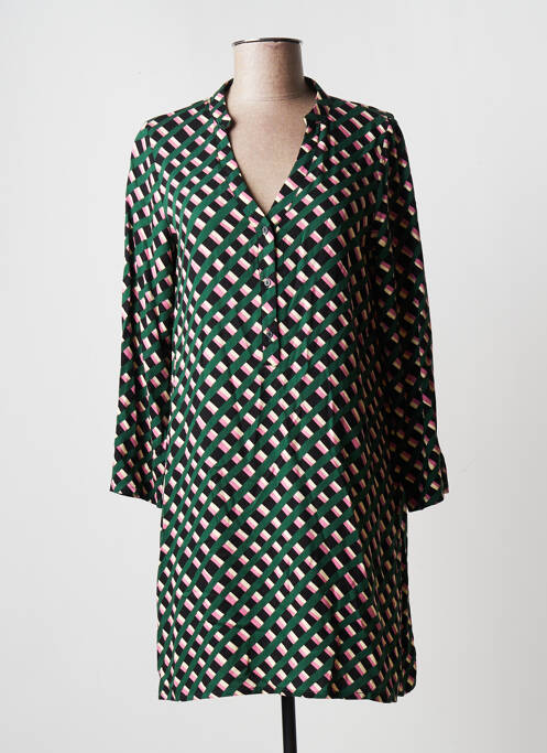 Robe courte vert COMPAÑIA FANTASTICA pour femme