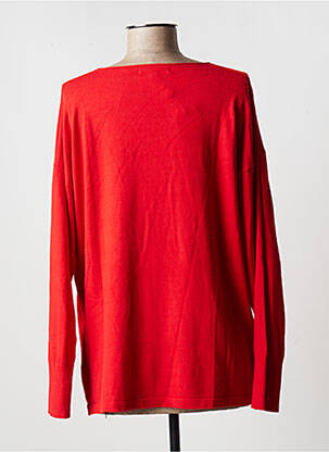 Pull coupe droite manches longues rouge SANDWICH femme