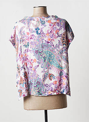 Blouse manches courtes manches courtes violet RIVER WOODS femme