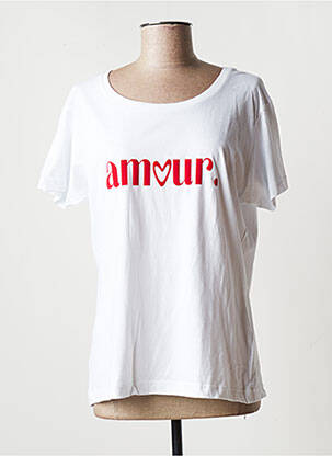 T-shirt blanc 15 AOÛT pour femme