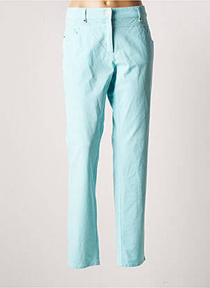 Pantalon slim bleu ZERRES pour femme