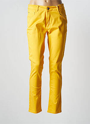 Pantalon slim jaune PARA MI pour femme