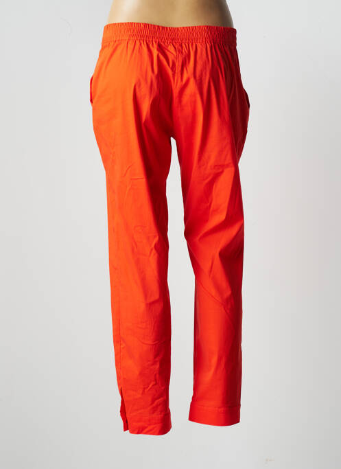 Pantalon droit orange VILAGALLO pour femme