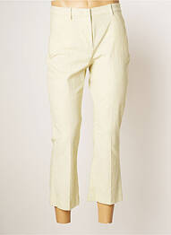 Pantalon 7/8 tissage popeline vert RIVER WOODS femme