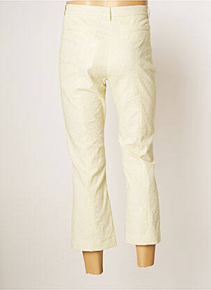 Pantalon 7/8 tissage popeline vert RIVER WOODS femme