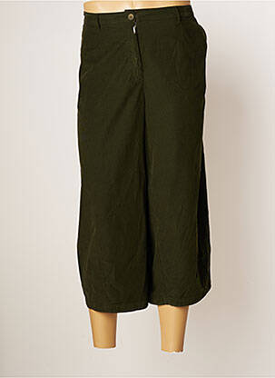 Pantacourt stretch taille normale vert MES SOEURS ET MOI femme