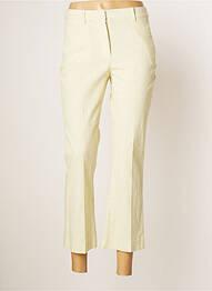 Pantalon 7/8 tissage popeline taille normale vert RIVER WOODS femme