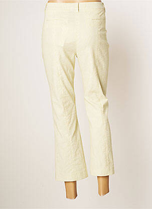 Pantalon 7/8 tissage popeline taille normale vert RIVER WOODS femme