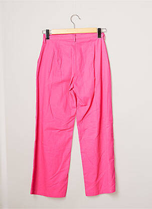 Pantalon 7/8 taille haute taille haute rose COMPAÑIA FANTASTICA femme