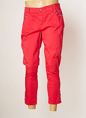 Pantalon 7/8 rouge COWEST pour femme