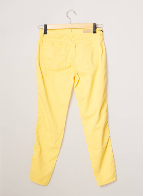 Pantalon 7/8 jaune DENIM STUDIO pour femme