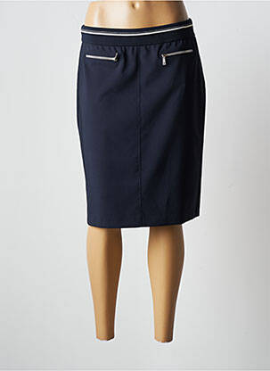 Jupe mi-longue stretch bleu BETTY BARCLAY femme