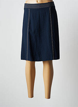 Jupe mi-longue stretch bleu BETTY BARCLAY femme