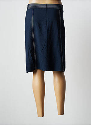 Jupe mi-longue stretch bleu BETTY BARCLAY femme