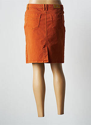 Jupe courte poches marron EMMA & ROCK femme