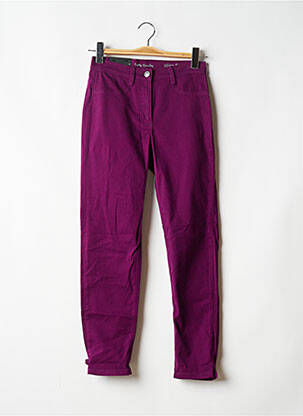 Pantalon slim violet BETTY BARCLAY pour femme