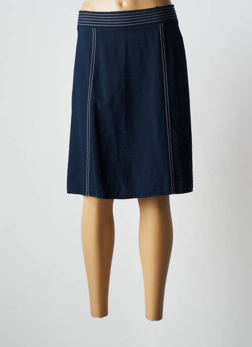 Jupe mi-longue coupe évasée bleu BETTY BARCLAY femme