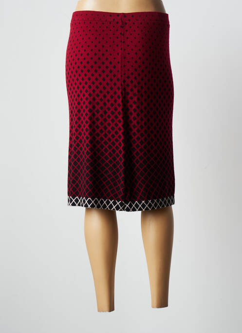 Jupe mi-longue rouge JEI'S BY LETIZIA DENARO femme