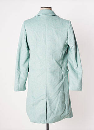 Manteau long coupe cintrée sans capuche vert CACHE CACHE femme