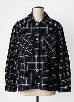 Veste casual coupe droite noir SPARKZ femme