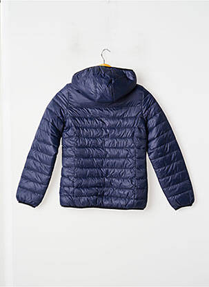 Doudoune poches a capuche bleu KAPPA femme