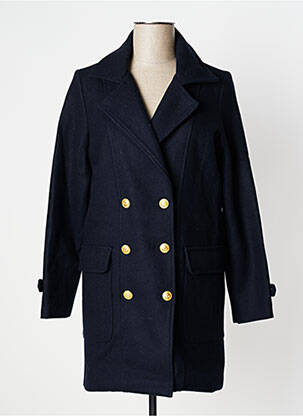 Manteau long bleu SPARKZ pour femme