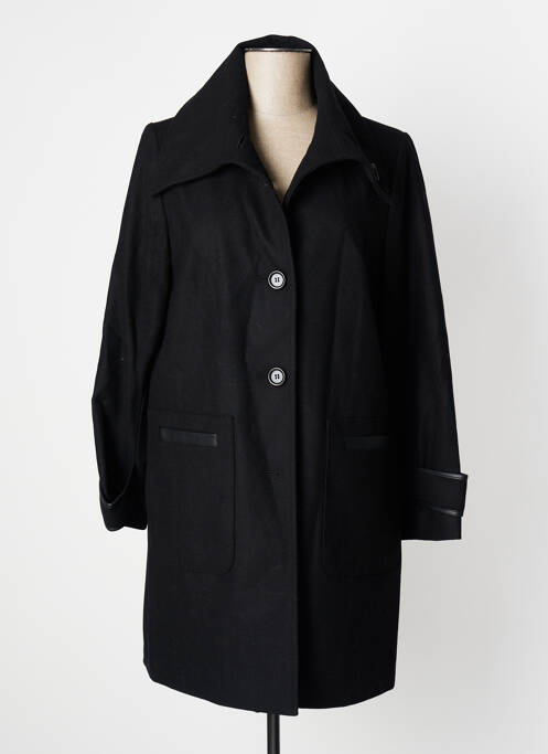 Manteau long noir THERMOLACTYL BY DAMART pour femme