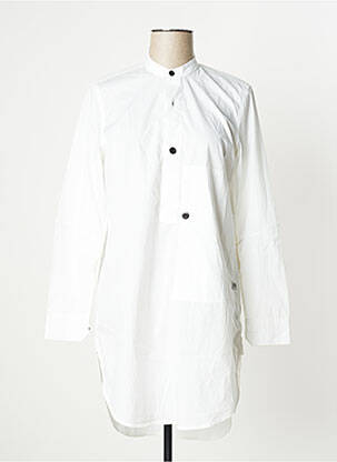 Robe courte manches longues manches longues blanc G STAR femme