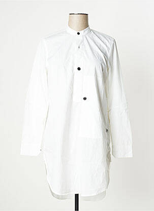 Robe courte blanc G STAR pour femme