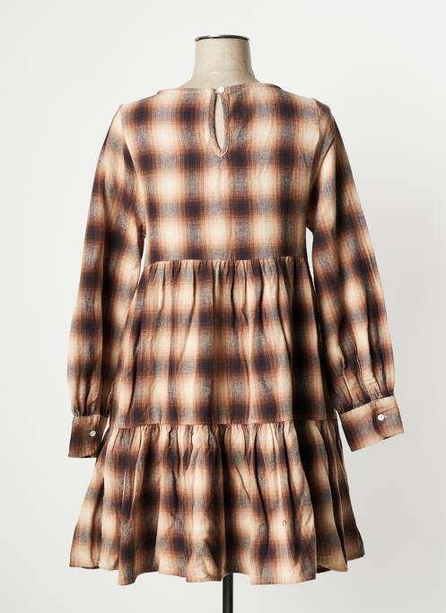 Robe mi-longue marron LEVIS pour femme