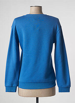 Sweat-shirt maille semi-opaque manches longues bleu CACHE CACHE femme