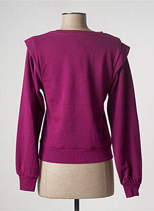Sweat-shirt stretch manches longues violet CACHE CACHE femme