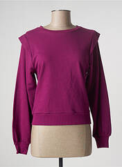 Sweat-shirt violet CACHE CACHE pour femme seconde vue