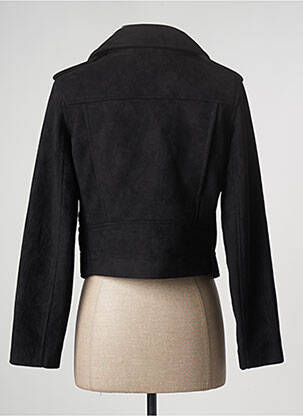 Veste simili cuir poches noir VICTORIO & LUCCHINO femme