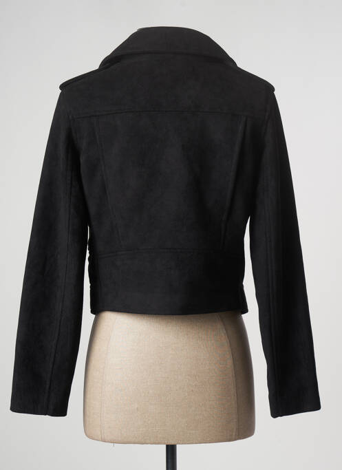 Veste simili cuir noir VICTORIO & LUCCHINO femme