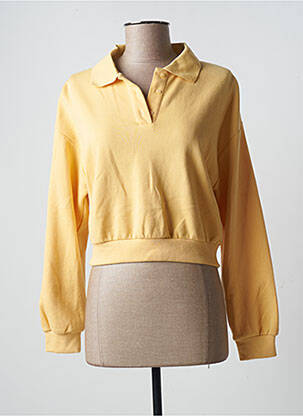 Sweat-shirt jaune CACHE CACHE pour femme