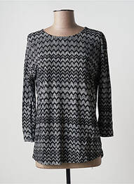 Top stretch manches 3/4 noir ESPRIT femme