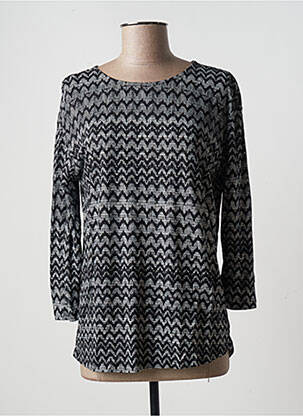 Top stretch manches 3/4 noir ESPRIT femme